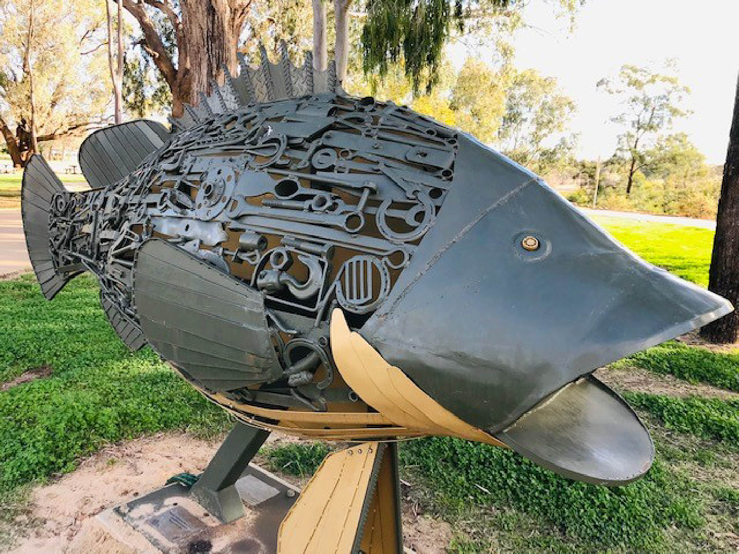 Murray Cod Sculpture - Explore St George Region